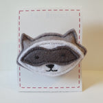 Raccoon Brooch - by Lucy Jackson