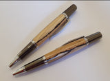 Turned Wooden Pens in Spalted Beech by Neil Paterson