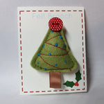 Christmas Tree Brooch - by Lucy Jackson