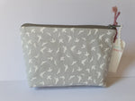 Grey with White Birds Purse - by Lucy Jackson