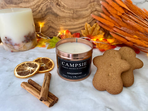 Gingerbread Scented Candle - by Kirsty Hope