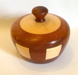 Maple and Teak Pot by Neil Paterson