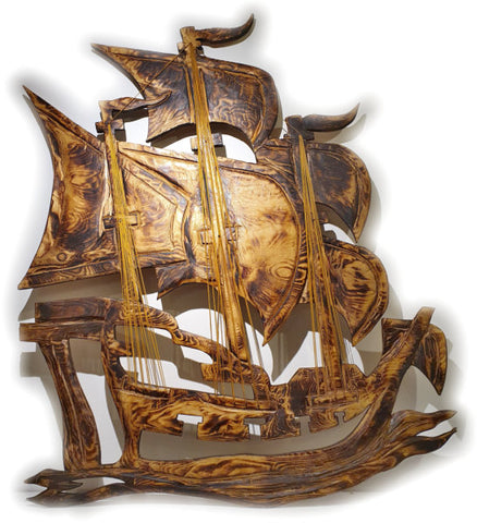 Mayflower Wooden Wall Art by Eric Lewis