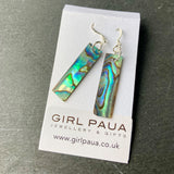 Paua Shell  Earrings - by Mhairi Sim - Girl Paua