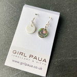 Paua Shell  Earrings - by Mhairi Sim - Girl Paua