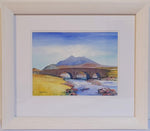 'Sligachan Bridge, Skye' Framed Original Watercolour by Gillian Kingslake