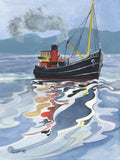 Boats - Various Mounted Prints - By Gillian Kingslake