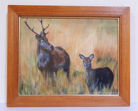 Deer in Kinlochleven  by Irene Blackwood