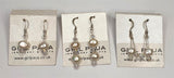 Freshwater Pearl Earrings White - by Mhairi Sim - Girl Paua