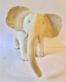 Raku Ceramic Elephant by George Thom