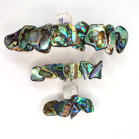 Mosaic Paua Shell Hairclips - by Mhairi Sim - Girl Paua
