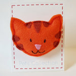 Pet Collection Felt Cat Brooches - by Lucy Jackson