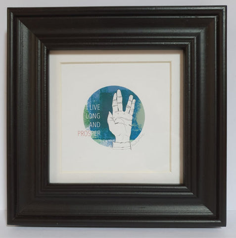 'Live Long and Prosper' Framed Print - by Keith Pirie