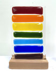 Rainbows and Magical Glass on Stands - by Kate Doherty - Mauralen Glass