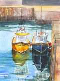 Boats - Various Mounted Prints - By Gillian Kingslake