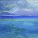 'Shadows over the Sea, Western Isles' Unframed Original Watercolour By Gillian Kingslake