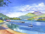 Loch Lomond and the Trossachs - Various Mounted Prints - By Gillian Kingslake