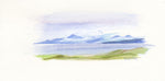 The Small Isles, A collection of Unframed Original Watercolours By Gillian Kingslake