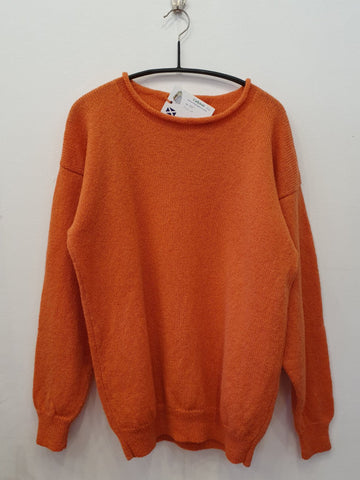 Orange Wool Jumper by Caroline Bruce