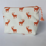 Orange Stag Purse - by Lucy Jackson