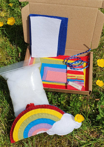 Hanging Rainbow Decoration Making Kit - by Lucy Jackson