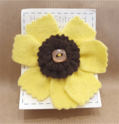 Felt Flower Brooches - by Lucy Jackson